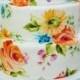 Bright sunny Painted Wedding Cakes