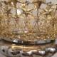 Gold Crown, Cake Topper, Wedding Cake Topper, Rhinestone Crown, Princess Crown, Photo Prop, Bridal Crown, Wedding Crown, Star Crown