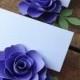 Purple Lavender Paper Flower Place Cards - Escort Cards - Cupcake Toppers - Wedding - Bridal Shower - Tea Party