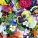 Flower Confetti, Real Flowers, Autumn,  Wedding Confetti, Flower Petals, Dried Flowers, Petal Confetti, Wedding Decor, Sample 1/4 US cup