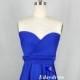 Bridesmaid Dress Infinity Dress Royal Blue Knee Length Wrap Convertible Dress Wedding Dress