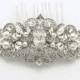 Bridal Hair Comb Silver Pearl Wedding Hair Accessories Bridal Hair Jewelry