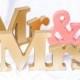Wedding Signs Mr and Mrs Signs Mr and Mrs Letters for Sweetheart Table Decor Mr and Mrs Letters, Mr & Mrs Wedding Sign Set (Item - MTR100)