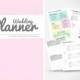 Wedding Planning kit - The Complete wedding Planner with Pink Cover Print at home Digital Download