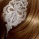 Set of 4, Bridesmaid Hair Accessory, Bridesmaid Gift, Bridesmaid Headband, Lace Headband, Bridal Headband