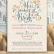 Printable Bridal Shower Invitation - Vintage Floral Invitation - Wedding Invitation
