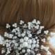 Pearl Wedding Hair Comb Crystal Bridal Hair Comb Pearl Hair comb Rhinestone Hair Comb Bridal Hair accessories Wedding hair accessories