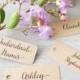 Wedding Personalised Name Tags - Place Cards - Name Labels - Mini Tags - Engagement Party Favour - Customised Tag