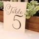 Table Number Cards for Wedding // Party Cards // Wedding Signs // Printed Cards