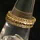 3/4 Carat VS2 Diamond Eternity & Pave' Stacking Rings or Wedding Set 18K Gold- any Size/Color