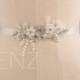 Wedding sash, Bridal belt , Bridal sash, Bridesmaids sash Crystal sash Jeweled Beading Belt (LA020)