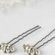 Swarovski Crystal Hair Pins, Hair Pins, Bridal Hair Accessories, Wedding Hair Accessories,  Bridal hair pin