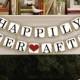 Happily Ever After Banner - Wedding Banners - Wedding Photo Prop - Wedding Sign - Reception Garland