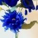 Royal Blue Paper Flowers - Paper Dahlia, Paper Peony, Paper Coral Bell, Paper Anemone