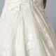 LOW BACK LACE MERMAID WEDDING GOWN WITH CAP SLEEVES 