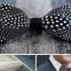 Feather Bow Tie - Guinea