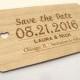 Save the date wood card (50)  / Wooden Save the Date card / Rustic Save the Date , Wedding Save the Date- Wood Personalize