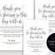 In lieu of wedding favors Sign, Wedding Donation Sign, Charity Printable, Thank you donation printable, PDF Instant Download 