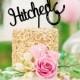Hitched Horseshoe Country Wedding Cake Topper - Custom Cake Topper - 0126