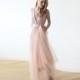 Maxi pink tulle bridesmadis gown , Pink Tulle fancy maxi dress