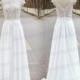 2016 New Scoop Neck Long Lace Wedding Dress Handmade Lace Chiffon V-Back Wedding Gowns/Ivory Lace Bridal Dress,Beach Wedding Dress