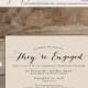 Printable Engagement Party Invitation - the Bailey Collection