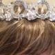 Bridal Crown, Rhinestone Crown,?Silver Crown, Wedding Cake Topper, Rhinestone Princess Crown, Photo Prop, Bridal Crown, Wedding Props