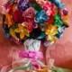 Colorful Paper Bridal Bouquets - Large Bridal Bouquet