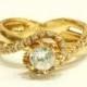 18k Engagement Ring, 18k ring, Twist ring, Curved ring, Engagement band, Diamond ring, Art Deco ring, Wedding ring, Vintage ring, Band ring