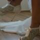 Wedding Shoes, Handmade Lace Wedding Shoe Designed Specially #8445