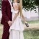 Fashionable White And Marsala Wedding In Lithuania