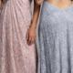 One Shoulder Crystals Open Back Lace Pink Sleeveless Floor Length Ruched A-line