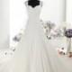 Gorgeous Aline Chantilly Lace Wedding Dress with Beautiful Straps Custom Handmade