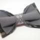Men's bow tie Taupe bowty Wedding ties Bow tie men Plaid bowties Holiday party gift Grilling gifts Father of the bride outfits Grey necktie