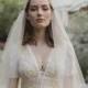 Juliet Cap bridal blusher veil - Fanny no. 2119