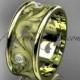 14kt yellow gold diamond engagement ring, wedding band ADLR121BB