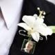 A Boutonniere Charm Lapel Pin Custom Photo Memory Wedding Charm for the Groom