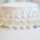 Bridesmaids Chandelier Earrings, Wedding Jewelry, AAA Swarovski Crystal Pearls, Your Choice of AAA Swarovski Pearl Colors, Bridal Earrings