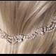 Rose Gold Bridal Headband, Wedding Headpiece, Rhinestone Wave Tiara , Hair Accessory, Prom Headband, Bridesmaid Headpiece