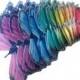 Monarch Rainbow -  Edible Butterflies in a small set of monarchs - Cake Decorations Cupcake Toppers