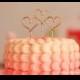 Cupcake Toppers / Heart Cupcake Toppers / Wedding Cake Topper / Bachlorette Party / Birthday Cupcake Topper / Set of 10 / 11 Wire Colors