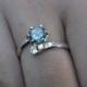 Instalment plan THIRD PAYMENT for ALEXANDRIA, White gold sapphire engagement ring, palladium white gold ring,