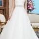 Sincerity 2015 Sheer Beaded Straps A Line Wedding Dresses V Neck And V Back Tulle Skirt Court Train Elegant Corset Bridal Gowns 3843 Online with $104.03/Piece on Hjklp88's Store 