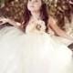 Once Upon A Fairy Tale Creme & Champagne Couture Tutu Dress