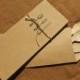 Kraft Silverware Envelope Flatware Sack Cutlery Bag Pouch Sleeve Wedding Utensil Holder Pack of 25