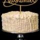 Wedding Cake Topper with First Names Fancy Custom Wooden Topper