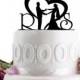 ON SALE !!! Wedding Cake Topper - Wedding Decoration - Cake Decor - Monogram Cake Topper - For Love - Birthday Cake Topper