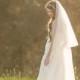 Wedding Veil, Floor length Veil, Double Layer Chapel Veil,  Bridal Veil, Tulle Veil,