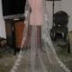 BRIDAL SALE Ivory Lace MANTILLA Bridal Veil