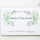 I Can't Wait To Marry You Wedding Card - On Your Wedding Day - To Bride or Groom - Illustrated Floral - You're My Happily Ever After